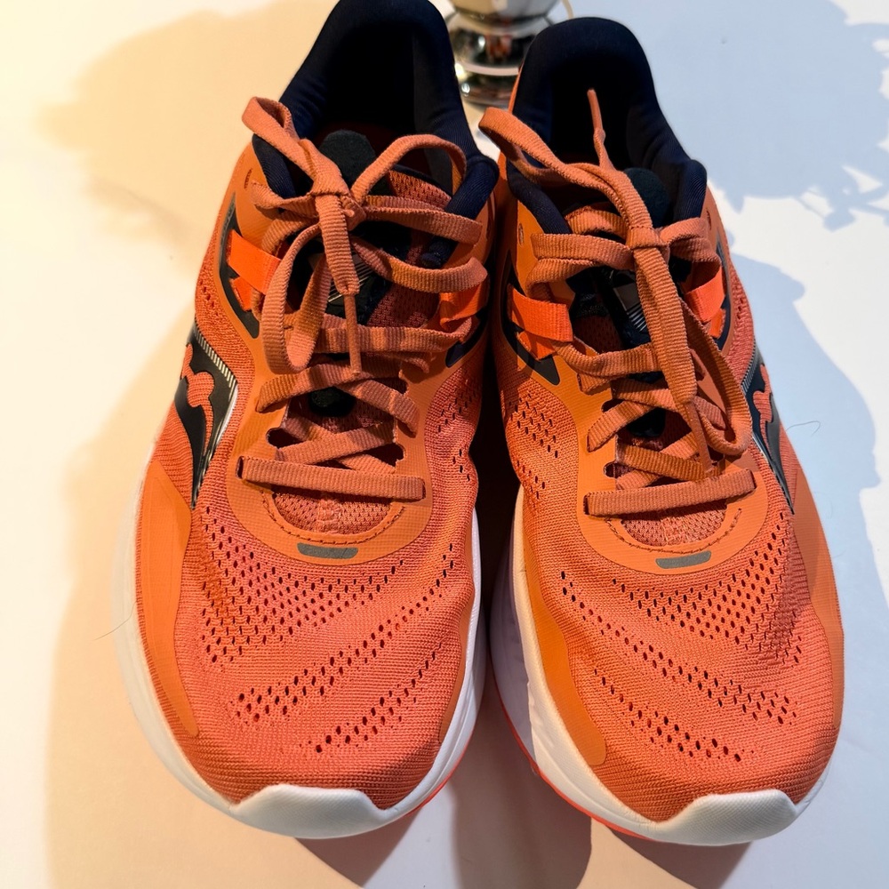 Saucony Kids Orange and Black Sneakers